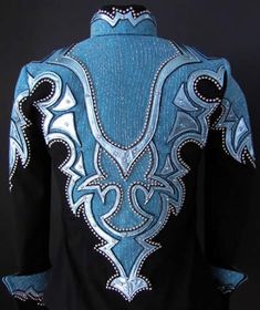 show shirt Cowboy Couture, Rodeo Queen Clothes, Western Chic Fashion, Denim Cowgirl, Horse Products