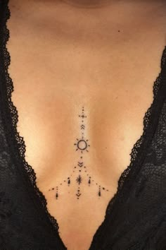 Tattoo ideas Tattoo ideas female Tattoo designs Tattoo ideas for men Tattoo sketches Sternum Tattoos, Underboob Tattoo Designs, Small Chest Tattoos, Hidden Tattoos, Petite Tattoos, Sternum Tattoo