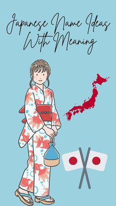 an image of a woman in kimonos with the map of japan behind her