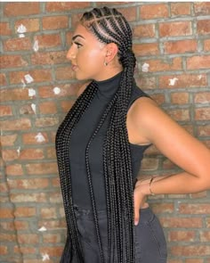 Big Cornrow Hairstyles Goddess Braids, Big Ghana Weaving All Back, Scalp Braids For Black Women, Quick Styles, Stitch Braid, Latest Hair Braids, Toddler Braids, Scalp Braids, Ghana Weaving