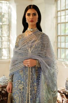 Pakistani Dresses Fancy, Punjabi Suits Designer, Silk Sharara, Embroidery Borders, Net Shirt, Sharara Pants, Organza Suits, Pakistani Salwar, Raw Silk Fabric