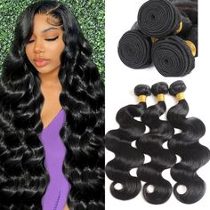 PRICES MAY VARY. Body Wave Human Hair Bundles Material:100% Unprocessed Brazilian Virgin Hair, Body Wave Bundles Human Hair Cut From Young Girls, Raw Bundles Human Hair Body Wave Without Any Chemical Process,No Smell ,No Animal Hair Mixed,Keep Curly Even After Repeated Wash. Body Wave Bundles Human Hair Quality:12A Body Wave Bundles Human Hair Extensions Real Human Hair,High Quality Unprocessed Human Hair Bundles,Strong Double Machine Weft, Exquisite Top Weft, Tight and Neat, Thick and Bouncy, T Raw Bundles, Curly Bundles, Body Wave Bundles, Real Human Hair Extensions, Human Hair Bundles, Quick Weave, Brazilian Virgin Hair, Hair Curly, Hair Quality