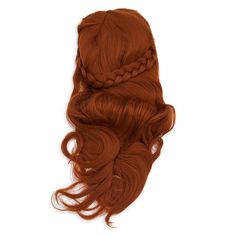 PRICES MAY VARY. Genuine, Original, Authentic Disney Store Authentic Disney Princess Accessory Synthetic costume wig; Braided locks across the back Inspired by Disney's Frozen 2 Part of our Anna Costume Collection for Kids Arendelle dreamers will transform into a warm-hearted, red-headed Anna from Frozen 2 with this costume wig. The long locks feature a braid along the back of the head and bangs in the front. Anna Costume Frozen, Anna Outfit, Anna Frozen 2, Anna Frozen Costume, Elsa Outfit, Anna Hair, Anna Costume, Frozen Hair, Anna Birthday