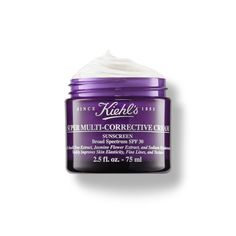 Super Multi-Corrective Cream SPF 30 - SPF 30 Face Cream - Kiehl’s Purple Skincare, Kiehls Skincare, How To Reduce Pimples, Dry Body Oil, Fine Lines And Wrinkles, Foaming Face Wash, Eye Anti Aging, Anti Aging Moisturizer, Moisturizer With Spf