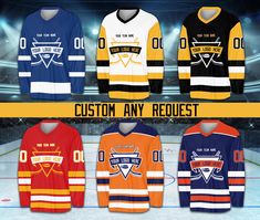 custom hockey jerseys for any team