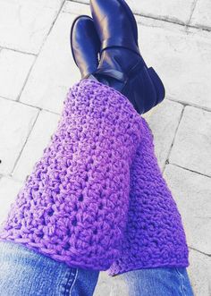 The Juice Cowl & Leg Warmers Set Crochet pattern by 2Bossayknits Fancy Crochet, Big Twist, Womens Crochet Patterns, Crochet Boots, Leg Warmer, Trendy Crochet, Variegated Yarn, Crochet Shoes, Women Legs