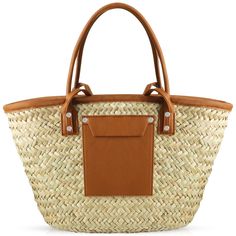 PRICES MAY VARY. 【Straw Beach Bag】It is carefully hand-woven by traditional craftsmen. Straw and leather are mixed together to enrich the elements of the entire bag, combining classic and fashion. Beach bags are a very eco-friendly option that doesn't cause any waste. Dates with friends, beach vacations and more, blend in with nature with this classic and well-crafted straw beach bag 【Natural Material】Woven straw bag is made of high-quality pure natural straw and high-quality durable leather, wi Cheap Beach Bags With Leather Handles, Cheap Everyday Straw Bag For Vacation, Luxury Trendy Straw Bag For Everyday, Cheap Brown Bucket Beach Bag, Cheap Women's Straw Bag For Summer, Cheap Straw Bag For Day Out, Cheap Straw Bags For Summer, Cheap Bohemian Rectangular Straw Bag, Luxury Chic Satchel For Vacation