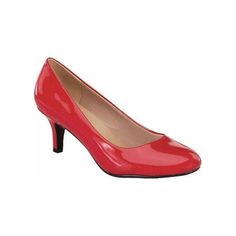 Round toe, scooped vamp, stitching accents Low Heel Finished with lightly padded insole. Size: 6.  Color: Red.  Gender: female.  Age Group: adult. Red Fitted Court Shoes With Round Toe, Red Sole Closed Toe Court Shoes, Fitted Red Sole Closed Toe Court Shoes, Fitted Red Court Shoes For Evening, Fitted Low Heel Court Shoes With Red Sole, Red Fitted Heels With Almond Toe, Red Closed Toe Synthetic Court Shoes, Red Synthetic Closed Toe Court Shoes, Fitted Red Court Shoes With Padded Heel