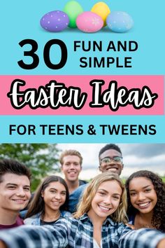 easter fun ideas for tweens Easter Fun Ideas, Easter Teens, Easter Egg Hunt Activities, Easter Egg Decorating Party, Easter Hosting