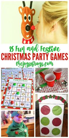 christmas party games and activities for kids