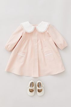 Baby Bubble Long Sleeve Dress in Blush Pink – Strawberries & Cream | The Big Raspberry Co. Ltd Baby Clothes Pink, Pink Baby Clothes, Pink Strawberries, Classic Baby Clothes, Pink Minimalist, Stylish Kids Outfits, More Than Meets The Eye, Designer Baby Clothes, Baby Bubble