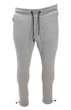 Get comfortable in sporty fleece joggers that feature a drawstring waist, secure zip pockets, and cinching drawcord hems for an athletic fit. Drawstring waistband Side zip pockets Fleece interior Knit construction Drawcord toggle hems 65% cotton, 35% polyester Machine wash cold, tumble dry low Imported Comfortable Fleece Joggers For Sports, Fleece Sweats With Drawstring In Sportswear Style, Fleece Joggers For Sports, Casual Fleece Joggers For Gym, Fleece Drawstring Sweats For Sports, Winter Sports Activewear With Drawstring, Comfortable Drawstring Sweatpants For Sports, Fleece Sweatpants With Drawstring In Sportswear Style, Sports Relaxed Fit Joggers With Drawstring