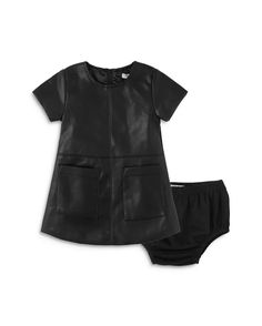 Black Dresses For Baby & Toddler Girls That Are Cool - The Mood Guide Faux Leather Dress, White Tulle