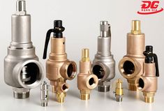 several different types of valves and fittings