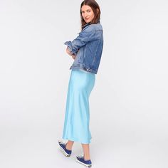 J.Crew: Pull-on Slip Skirt For Women Slip Skirts, Skirt For Women, Crew Clothing, Slip Skirt, Free Shopping, 90s Fashion, Harem Pants, J Crew, Womens Skirt