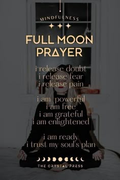 Full Moon Prayer, Moon Prayer, Moon Spells, Moon Ritual, New Moon Rituals, Woo Woo