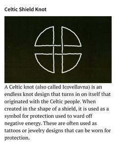 an article about celtic shield knot