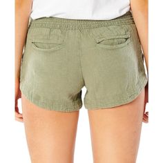 These Rip Curl shorts keep you beach comfy all day and dinner ready too. Relaxed cotton feel moves effortlessly from surf to street with just a swap of tees. Surf-inspired style with classic front pockets and tie waist fit for land or sand. At just 3' inseam, show off those tanned legs afternoons and evenings. Machine washable cotton you can wear wherever this classic California look takes you - beach, boardwalk or beyond. Beachwear Bottoms With Built-in Shorts, Cotton Beachwear Bottoms With Built-in Shorts, Relaxed Cotton Shorts For Beach Season, Cotton Bermuda Shorts For Beach Vacation, Relaxed Fit Shorts With Elastic Waistband For Beach Season, Beachy Bottoms With Built-in Shorts For Warm Weather, Cotton Bottoms With Elastic Waistband For Warm Weather, Cotton Shorts With Elastic Waistband For Warm Weather, Cotton Shorts For Vacation In Warm Weather