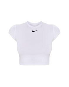 Swoosh Baby Tee in White •50% Cotton •50% Polyester •Made in the USA •Machine Wash Cold •Hang Dry Only Birthday Outfit Ideas For Teenagers, Outfits To Wear To School, European Fashion Summer, Future Wardrobe, Practice Outfits, Outfit Plan, Cold Outfits, Cute Lazy Day Outfits, Lazy Day Outfits