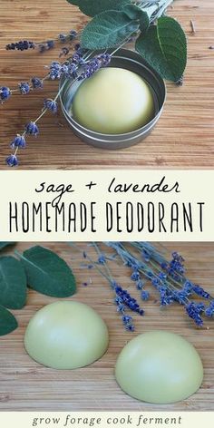 Herbal Deodorant, Lavender Recipes