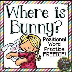 a poster with the words where is bunny? and a girl holding a stuffed animal