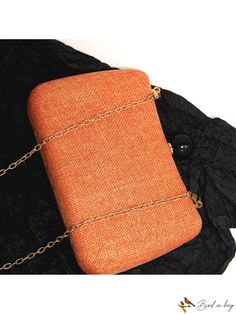 Bird in Bag - Fashionable Orange Womens Evening Wear Trendy Brown Clutch For Party, Chic Brown Spring Clutch, Elegant Summer Orange Bag, Elegant Orange Summer Bag, Elegant Clutch As Fashion Accessory For Spring, Elegant Rectangular Clutch For Fall, Elegant Spring Fashion Accessory Clutch, Elegant Fall Rectangular Clutch, Elegant Rectangular Fall Clutch