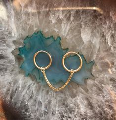 ♚ 14K Gold Filled Double Hoops ⇝SOLD AS A SINGLE ⋆Diameter hoops: 12mm ⋆Hoops are 14K Gold Filled ⋆Hoops are attached by a 14K Gold Filled box chain ⋆Gold filled components contain 100 times more real gold than flash gold plated components and are very durable and tarnish resistant Dangle Chain Hoop Earrings As Gift, Gold Chain Cartilage Earrings As A Gift, Gold Cartilage Earrings With Chain As Gift, Chain Hoop Earrings For Gifts, Hoop Chain Earrings For Gift, Hoop Earrings As Gift, Double Piercing Chain, Piercing Chain, Chain Earrings Gold