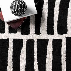 At nuLOOM we believe that floor coverings and art should not be mutually exclusive. nuLOOM 5 X 8 (ft) Wool Black Indoor Geometric Area Rug | MTHM05A-508 Kitchen Black, Area Rug For Living Room, Layered Rugs, Cream Rug, Rugs Usa, Rug For Living Room, 8x10 Area Rugs, Geometric Area Rug, Rug Runner Hallway