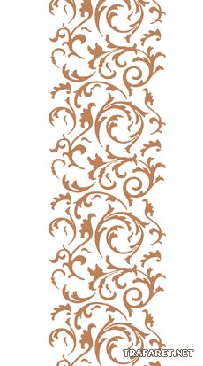 an ornate scroll design on a white background