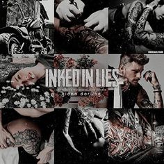 the cover art for inked in lies, an upcoming album by tattoo artist and singer