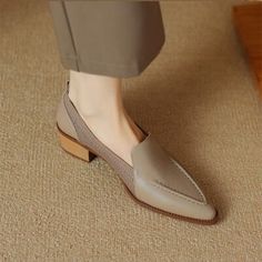 CHIKO Mikaela Pointy Toe Block Heels Loafers Shoes Sandal Shoes Women, Woman Loafers, Boots Outfit Men, Casual Oxford Shoes, Pointy Toe Shoes, Fashion Shoes Flats, Moccasins Mens