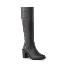 Element Tall Boot | Seychelles Footwear Knee-high Boots For Workwear, Wide Calf High Shaft Heeled Boots For Work, Wide Calf High Shaft Heeled Boots With Reinforced Heel, High Shaft Heeled Boots For Work, Workwear High Shaft Heeled Boots, Sleek Wide Calf Boots With Stacked Heel, Sleek Wide Calf High Shaft Knee-high Boots, Wide Calf Heeled Boots With Stacked Block Heel, Knee-high Platform Boots With Stacked Heel