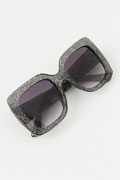 Stay in the shade with these bold oversized sunglasses featured in a large square frame design with gradient tinted lenses. | Sugar Oversized Square Sunglasses by Free People in Grey Chic Square Sunglasses For Party, Square Polarized Sunglasses For Parties, Party Square Frame Sunglasses, Square Frame Design, Oversized Square Sunglasses, Oversized Sunglasses, The Shade, Square Frame, Square Frames