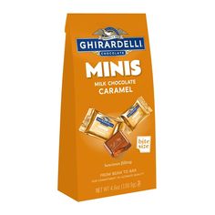 a bag of minis chocolate caramel