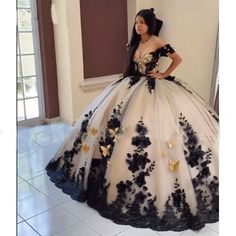 Black Quinceanera Dress Off The Shoulder Long Train Sweet 15 16 Yearls Birthday | eBay Black Quince Theme, Silver Quinceanera Dresses, Black Quinceanera Dress, Mariachi Quinceanera Dress, Quinceanera Surprise Dance, Dresses For 15, Black Quinceanera, Quince Planning, Quinceanera Stuff