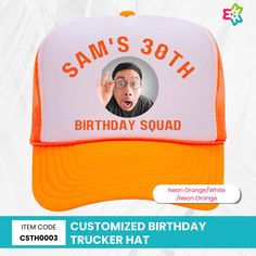 Looking for a unique and personalized way to celebrate your next birthday? Look no further than our customized birthday trucker caps! Our personalized birthday trucker caps are the perfect way to show off your unique style while celebrating your special day. With our custom birthday trucker hats, you can choose your own design, add your own picture, or even create a funny birthday trucker cap that will make everyone smile. Our high-quality hats are made to last and are sure to become a cherished Birthday Trucker Hats, Birthday Look, Hat Custom, Picture Logo, Quality Hats, Custom Birthday, Mesh Material, Custom Hats, Picture Design