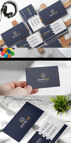 Doctor Business Card Template Corporate Identity Corporate Template, Card Business, Page Template, Corporate Identity, Landing Page