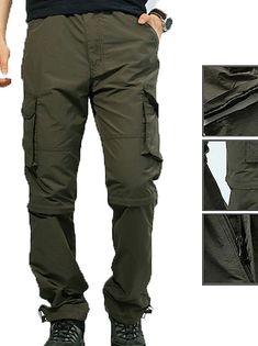 Cargohose Herren Militärarbeitshose taktische Wanderhose 8 Taschen Outdoor Ripstop schnell trocknend mehrere Taschen atmungsaktive Baumwolle Kampfhose Hosenunterteil Armeegrün Schwarz Blau Khaki 2023 - € 27.99