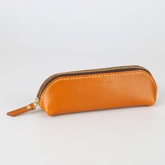 "Big promotion! 10 pics ONlY! (without Free engraving service) Product Description * Material: vegetable tanned leather * Color: yellow, green, blue, red, honey, caramel, brown, black * Zipper pen case * Sewn by hand * Size: 70mm (H) x 190mm (W) x 55mm (D) / 2.7\" x 7.4\" x 2.1\" *Another pen case in BIG promotion* https://www.etsy.com/listing/605382400/big-promotion-handmade-leather-pen-case Please first look at the production process of our product. 1. The vegetable tanned leather is made in I Leather Pen Case, Honey Caramel, Zipper Pencil Case, Big Promotion, Pen Pouch, Caramel Brown, Pencil Pouch, Pen Case, Pencil Holder