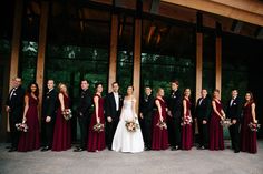 a large group of people dressed in formal wear