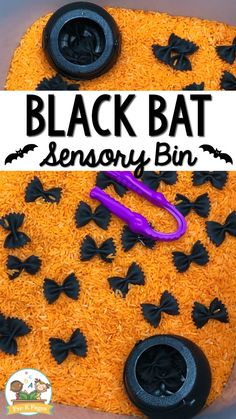 Sensory Halloween, Garden Sensory Bin, Halloween Sensory Bin, Garden Sensory, Pots Flowers, Toddler Sensory Bins, Halloween Sensory