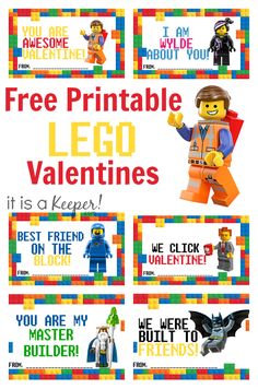 free printable lego valentines for kids