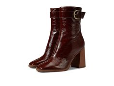 Mid Calf High Boots, Womens Heeled Boots, Heeled Leather Boots, Brown Boots Heels, Mid Calf Brown Boots, Leather Boots Brown, Women’s Heeled Boots