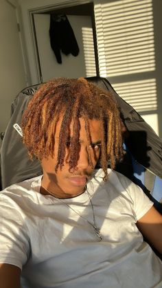 Colored Dreads, Mens Twists Hairstyles, Boys Colored Hair, Wave Hairstyles, Dread Hairstyles For Men, Mens Dreads, Blonde Dreads