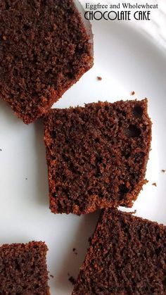 An easy egg free and wholewheat chocolate cake ! Eggless Desert, Cooking Shooking, Xmas Sweets, Egg Free Cakes, Resep Cake