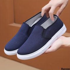 Russoo - Professional Mens Loafer Shoes: Breathable, Non-Slip Slip-On Sneakers Ideal for Nurses Mens Loafer, Mens Loafers Shoes, Slip On Sneakers, Loafer Shoes, Loafers Men, Loafers, Slip On, Solid Color, Home Jewelry