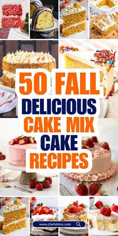 50 fall delicious cake mix cake recipes that are easy to make in minutes or less