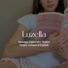 #aesthetic #girlname #germany #english #luzella German Names And Meanings, German Names Girl, German Last Names, Nickname Ideas, Sims Names, Oc Names, Meaningful Baby Names, Fantasy Character Names