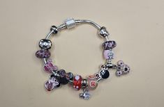 Minnie ,mickey theme beaded Pandora style bracelet , Mickey Minnie Heart Bead Bracelet Red & Black Crystal Enamel Trendy Pendant Charm Bracelet Jewelry, Bowknot, Cartoon Mouse Theme Silver Charms Bracelet Pandora Bracelet Disney, Mickey Bracelet, Pandora Christmas, Mickey Theme, Disney Bracelet, Bracelet Pandora, Charms Bracelet, Pandora Style, Silver Charm Bracelet