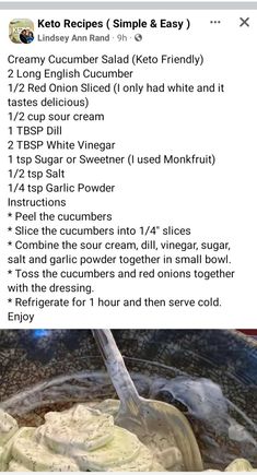 the recipe for keto pudding is shown in an instagramt with text above it